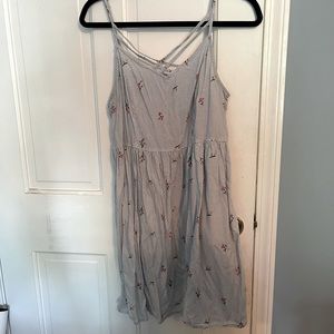 SO Juniors Striped Floral Sundress XL